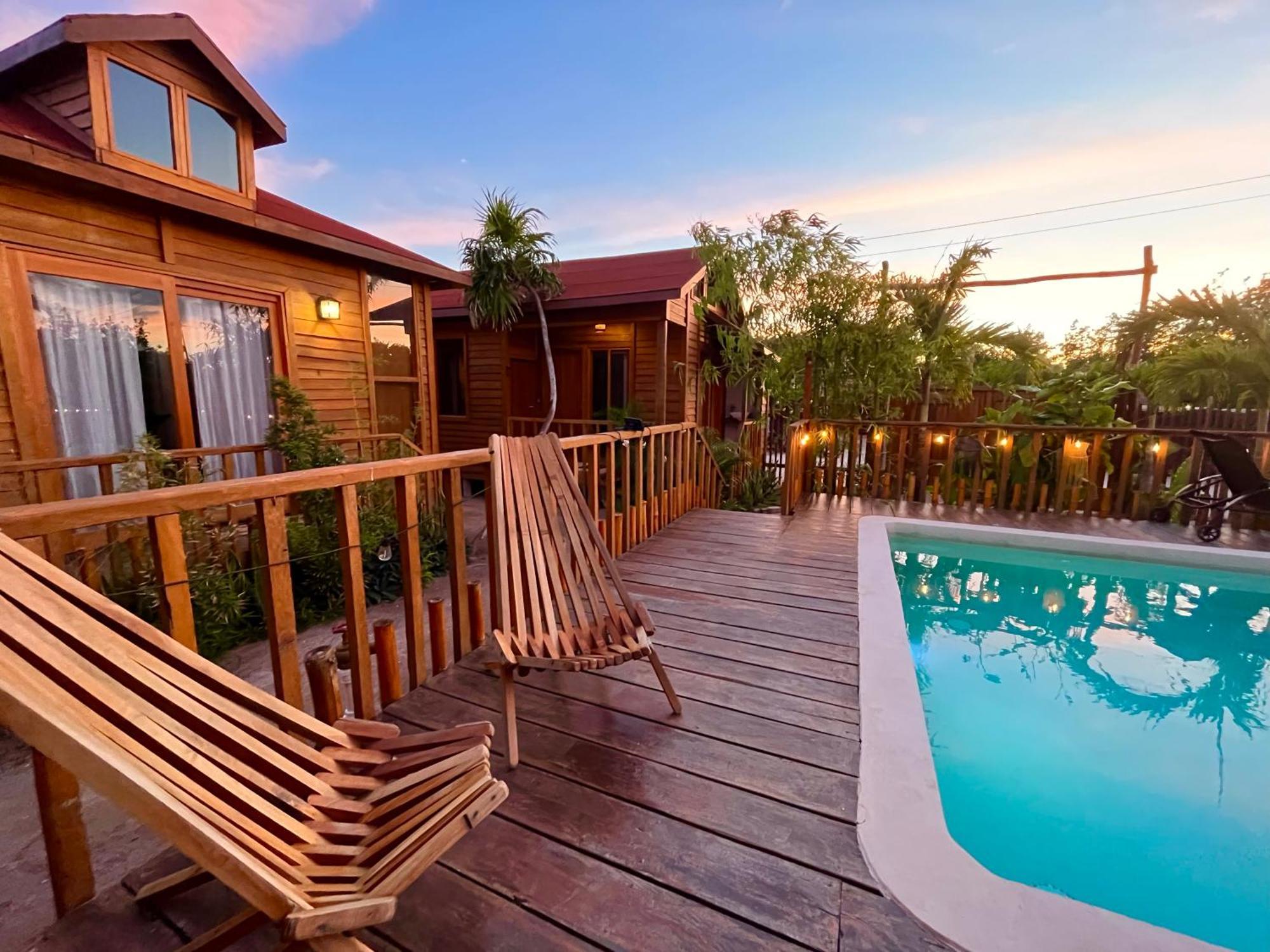 Villa Anicca Aldea à Holbox Extérieur photo